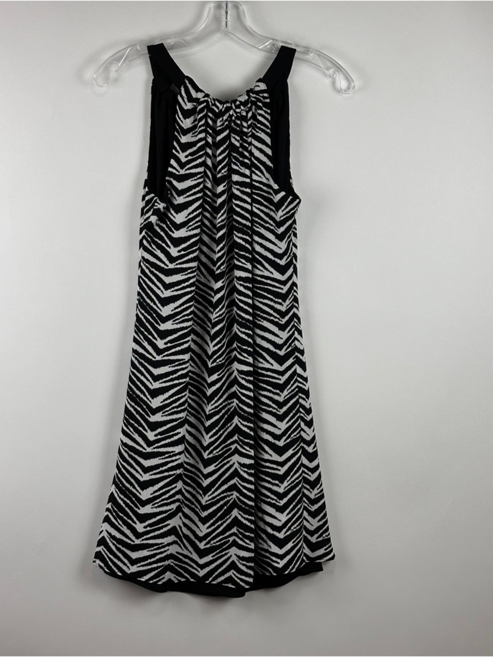 Black House White Market Reversible 4-in-1 Zebra Print Woven Dress